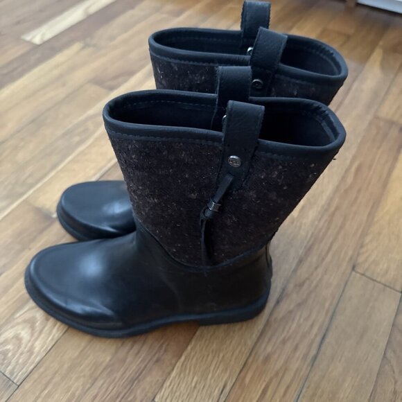 UGG Stephanson Rain Boots Women's Waterproof Tassel English Countryside Size 7 - Picture 2 of 6